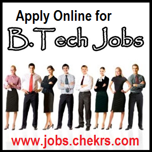 B.Tech Jobs 2022