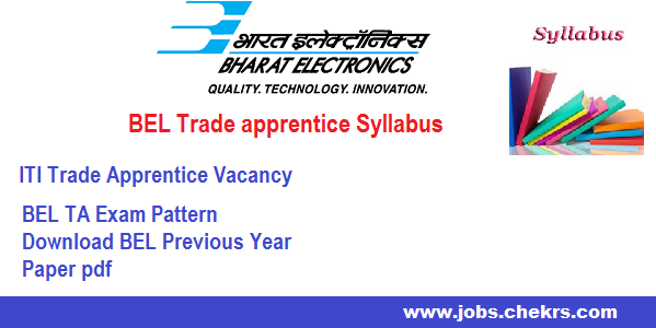 BEL Trade Apprentice Syllabus 2024