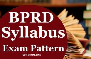 BPRD Police Inspector Exam Pattern