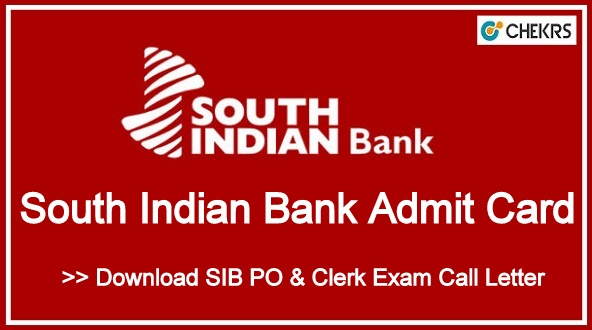 South Indian Bank Admit Card 2022