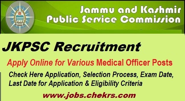 JKPSC Medical Officer Recruitment 2024