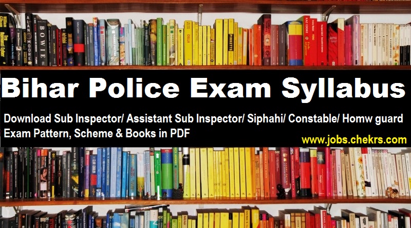 Bihar Police SI Syllabus 2024