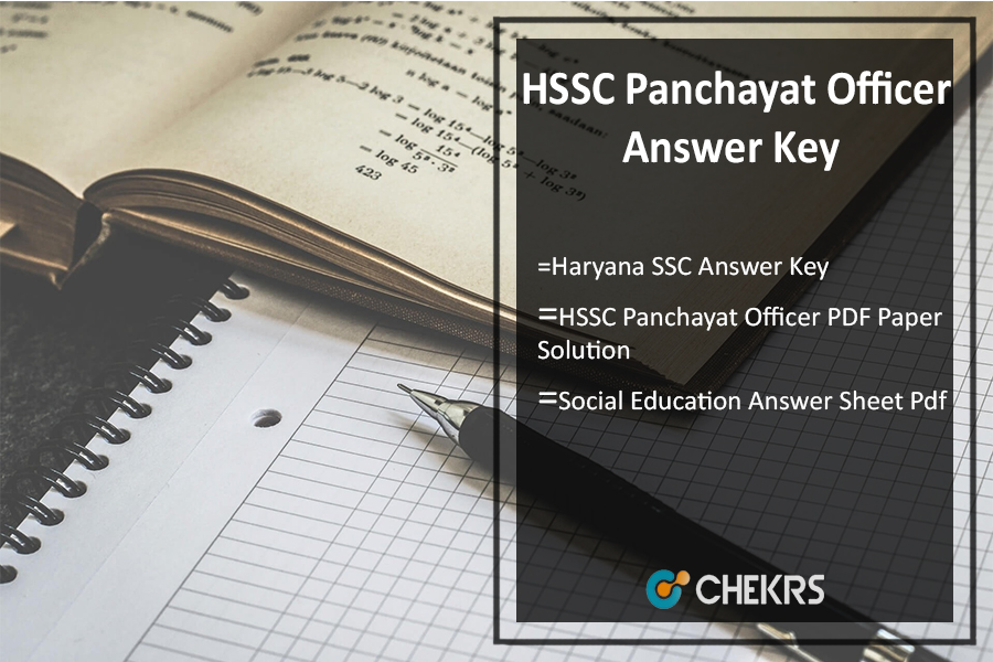 HSSC Panchayat Officer Answer Key 2021