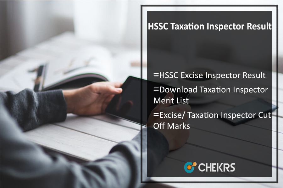 HSSC Taxation Inspector Result- Haryana SSC Excise Merit List