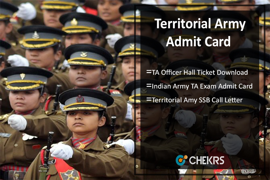 Territorial Army Admit Card 2024