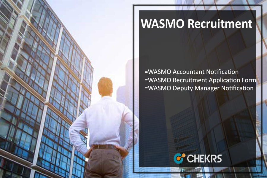 WASMO Recruitment 2024 Accountant, Asst/ Dy Manager