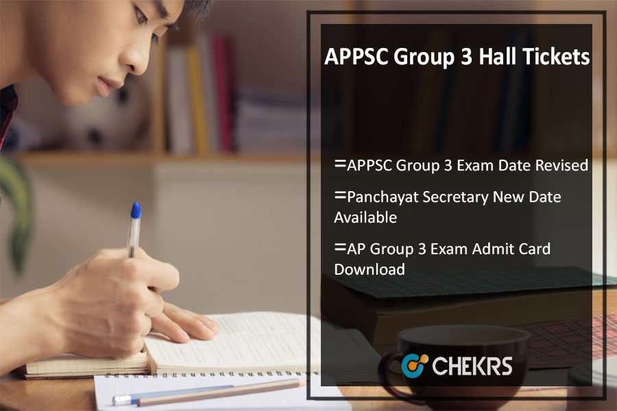 APPSC Group 3 Hall Tickets 2022 Download