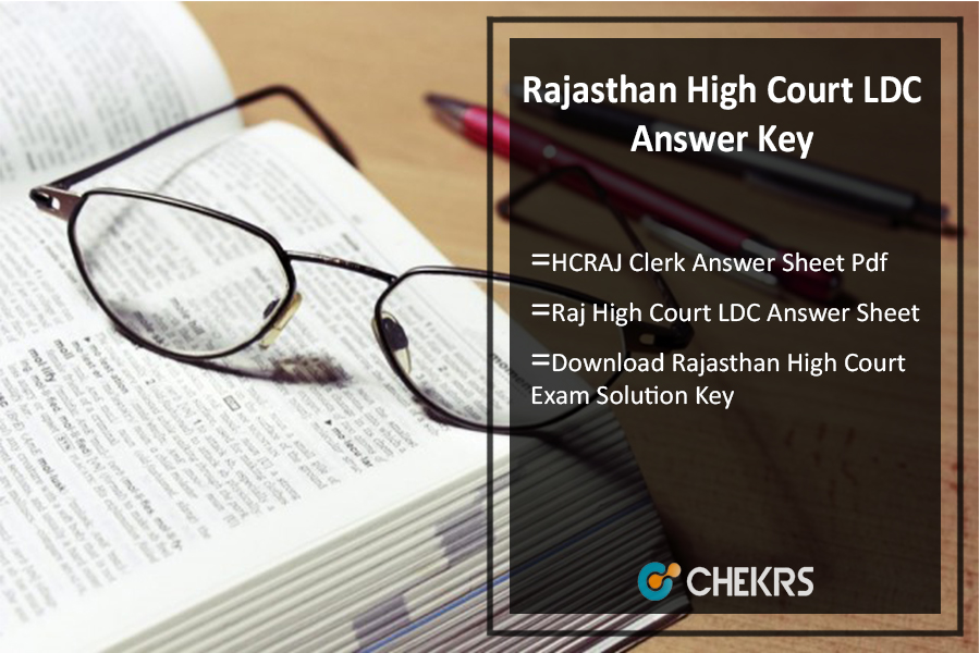 Rajasthan High Court LDC Answer Key 2024