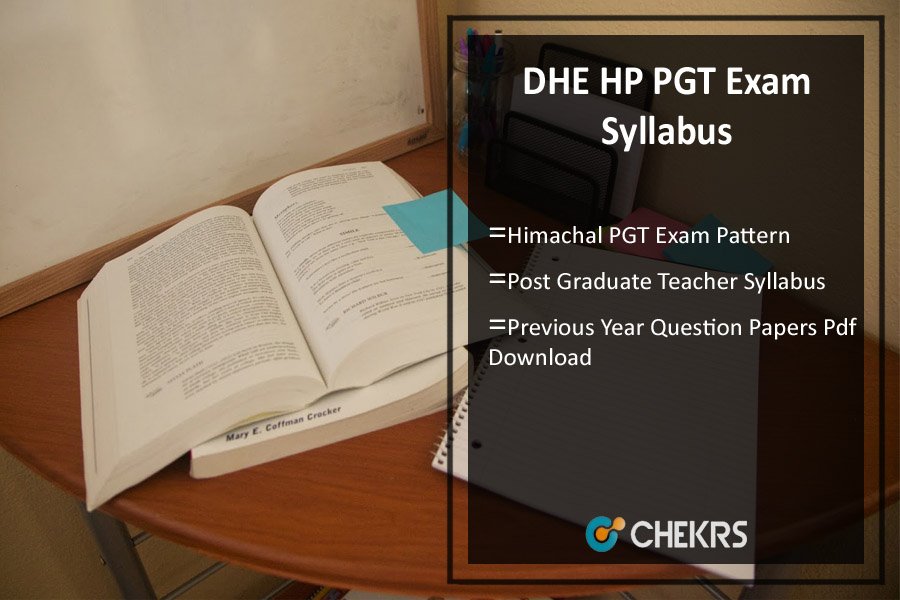 DHE HP PGT Exam Syllabus 2022- Download Pattern & Previous Papers