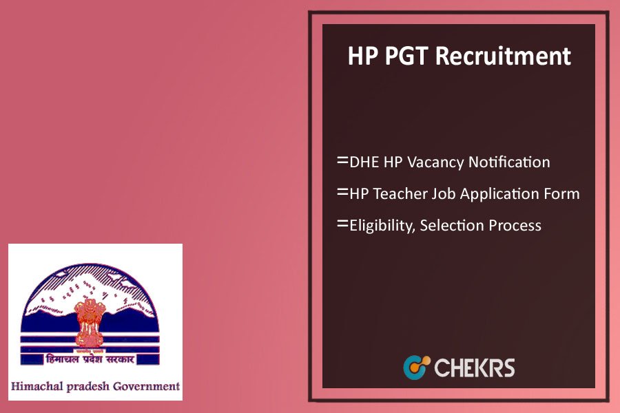 HP PGT Recruitment 2022- DHE HP Vacancy Notification 