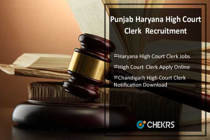 Punjab Haryana High Court Clerk Recruitment 2024 Apply Online