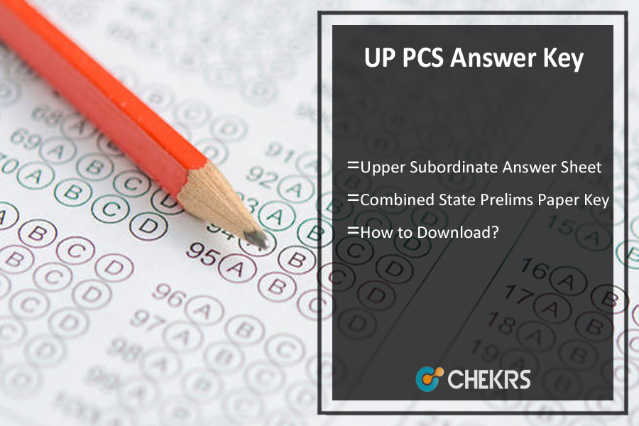 UP PCS Answer Key 2021- UPPSC Upper Subordinate Paper Sheet