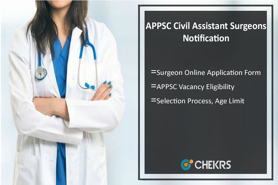 APPSC Civil Assistant Surgeons Notification 2024