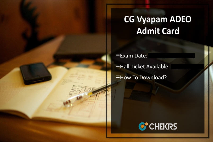 CG Vyapam ADEO Admit Card 2022