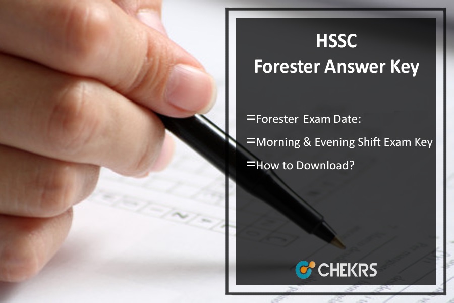 HSSC Forester Answer Key 2022