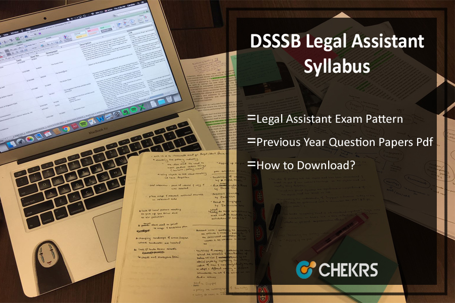 DSSSB Legal Assistant Syllabus 2022