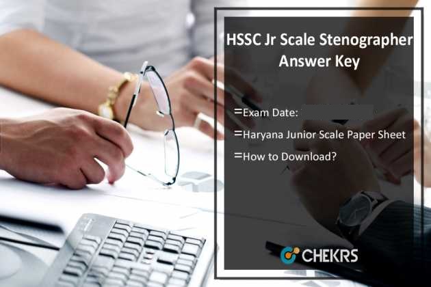 HSSC Junior Scale Stenographer Answer Key 2022