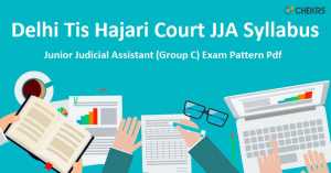 Delhi Tis Hajari Court JJA Syllabus 2022