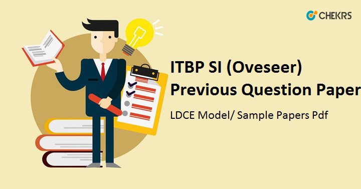 ITBP SI LDC Exam Question Papers Pdf
