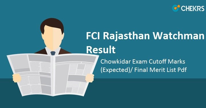 FCI Rajasthan Watchman Result 2024