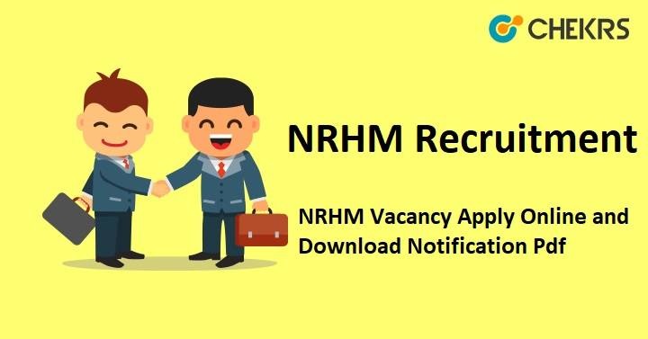 NRHM Recruitment 2022