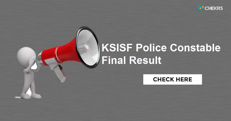 KSISF Police Constable Result 2022
