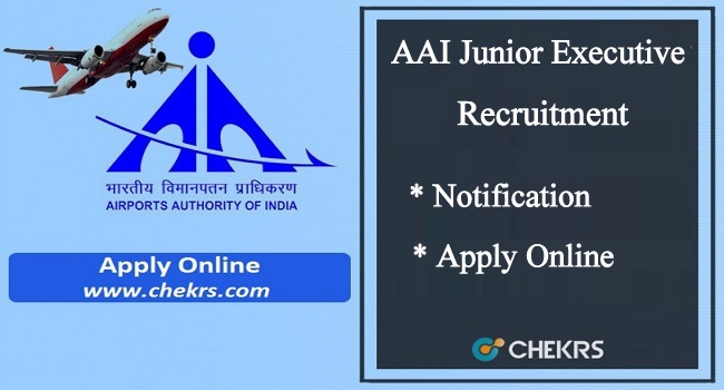 AAI Junior Executive Recruitment 2021