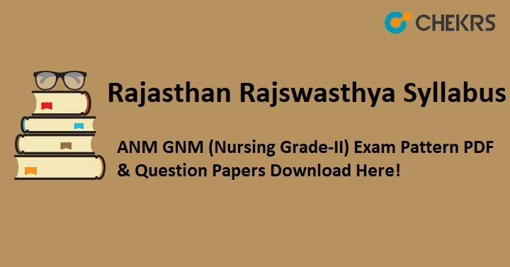 Rajasthan Rajswasthya Syllabus 2024