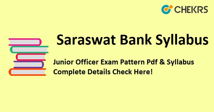 Saraswat Bank Syllabus 2022