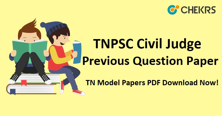 TNPSC Civil Judge Previous Question Paper