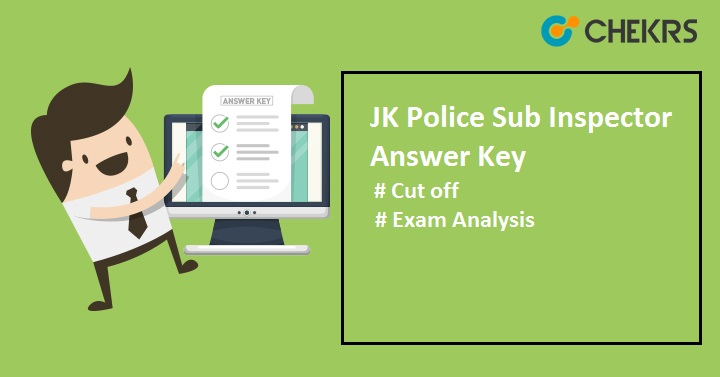 JK Police Sub Inspector Answer Key 2021