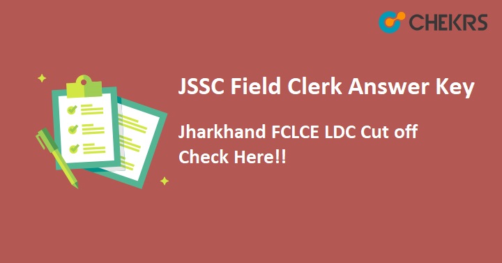 JSSC Field Clerk Answer Key 2022