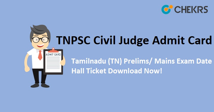 TNPSC Civil Judge Hall Ticket 2021