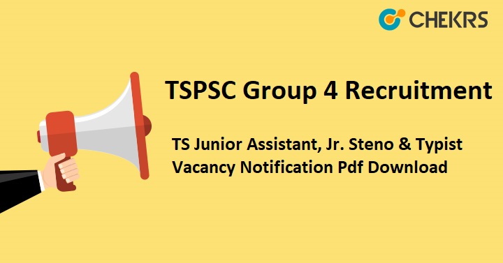 TSPSC Group 4 Recruitment 2023