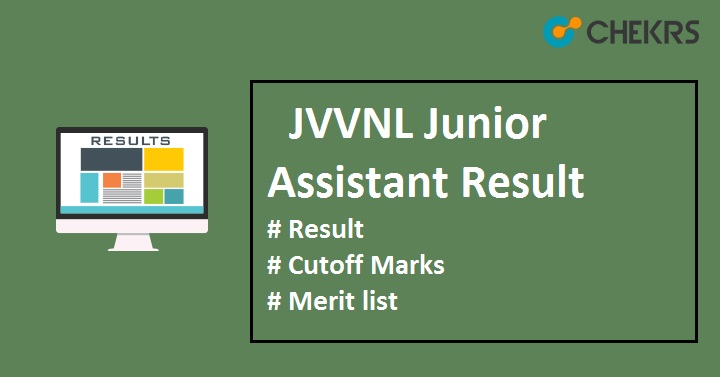 JVVNL Junior Assistant Result 2022