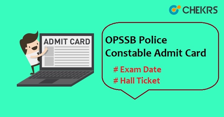 Odisha Police Constable Admit Card 2022