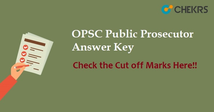OPSC Public Prosecutor Answer Key 2022