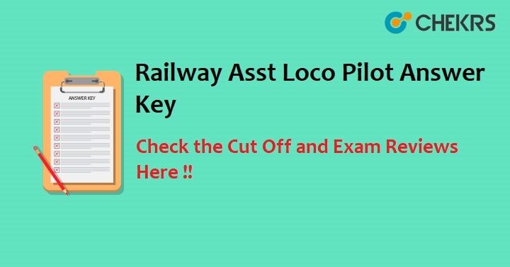 RRB Assistant Loco Pilot Answer Key 2024