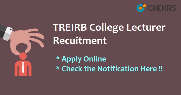 TREIRB Telangana Recruitment 2022