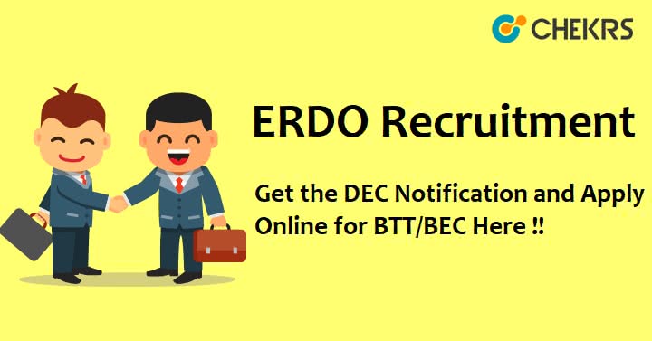 ERDO Recruitment 2022