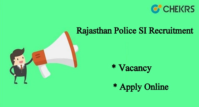Rajasthan Police SI Recruitment 2022