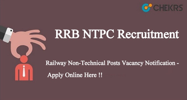 RRB NTPC Recruitment 2022
