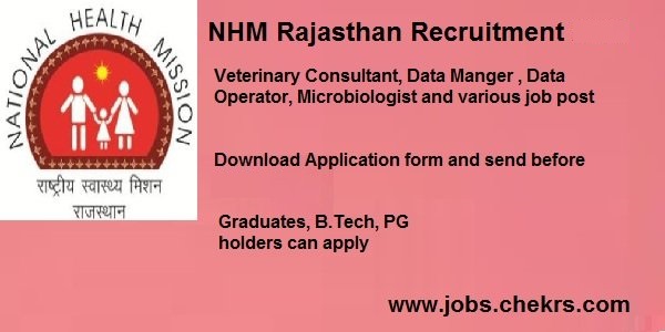NHM Rajasthan Recruitment 2024
