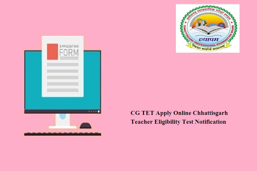 CG TET Apply Online 2025 Chhattisgarh